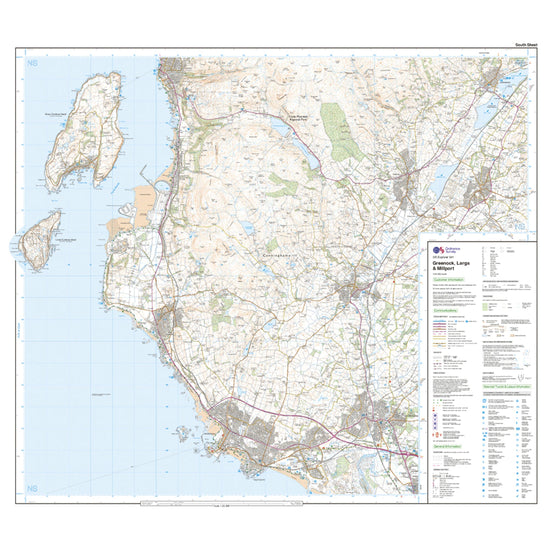 Explorer Active 341 Greenoch, Largs & Millport Map With Digital Version