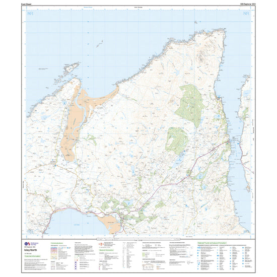 Explorer Active 353 Islay North Map With Digital Version