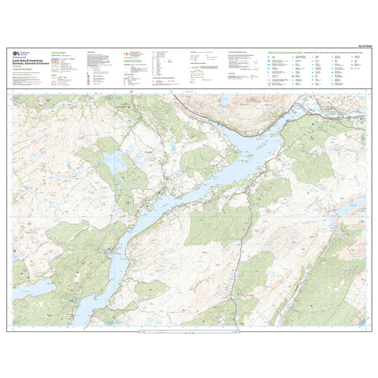 Explorer Active 360 Loch Awe & Inveraray Map With Digital Version