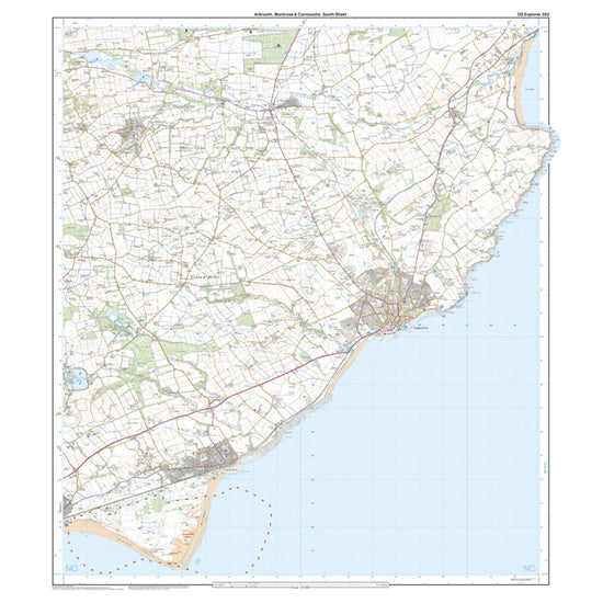 Explorer Active 382 Arbroath, Montrose & Carnoustie Map With Digital Version