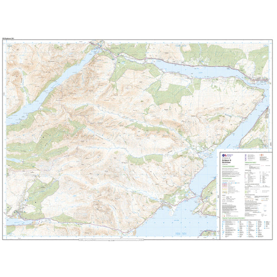 Explorer 391 Ardgour & Strontian Map With Digital Version