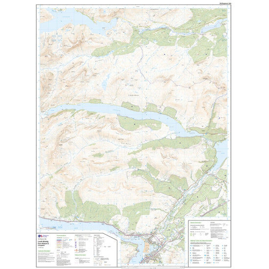 Explorer 399 Loch Arkaig Map With Digital Version