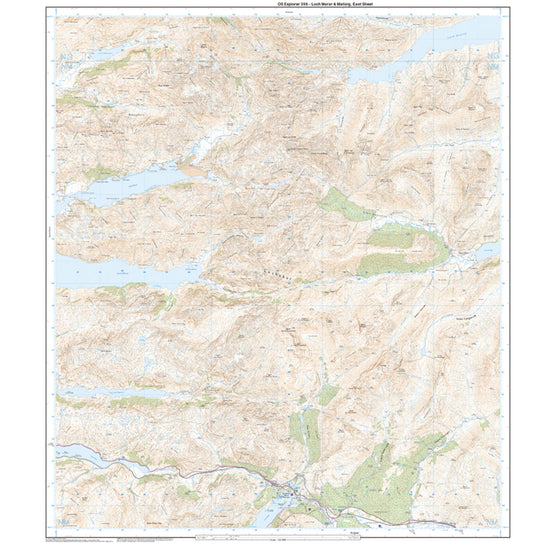 Explorer 398 Loch Morar & Mallaig Map With Digital Version