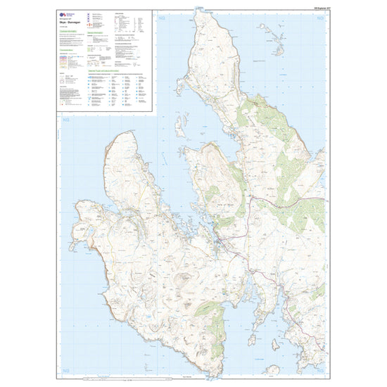 Explorer Active 407 Skye - Dunvegan Map With Digital Version