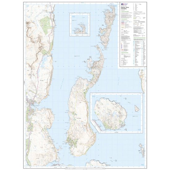 Explorer Active 409 Rasaay, Rona & Scalpay Map With Digital Version