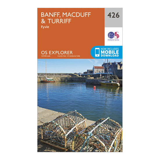 Explorer 426 Banff, Macduff & Turriff Map With Digital Version
