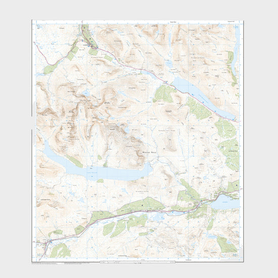 Explorer Active 436 Beinn Dearg & Loch Fannich Map With Digital Version
