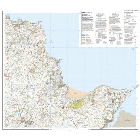 Explorer 263 Anglesey East Map With Digital Version