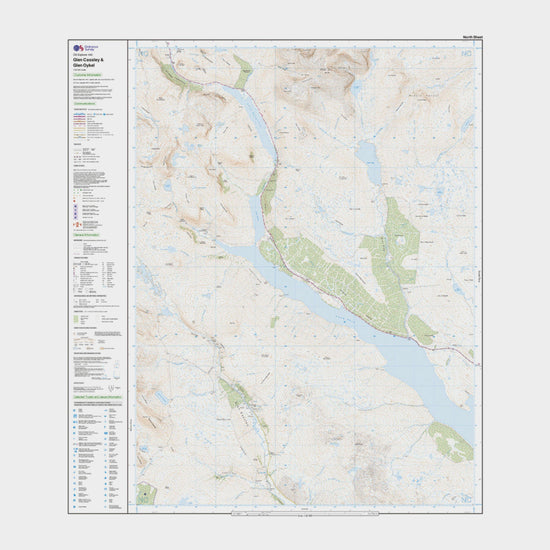 Explorer Active 440 Glen Cassley & Glen Oykel Map With Digital Version