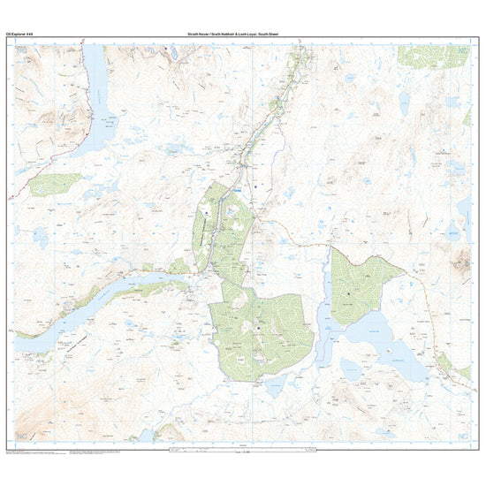 Explorer Active 448 Strath Naver & Loch Loyal Map With Digital Version