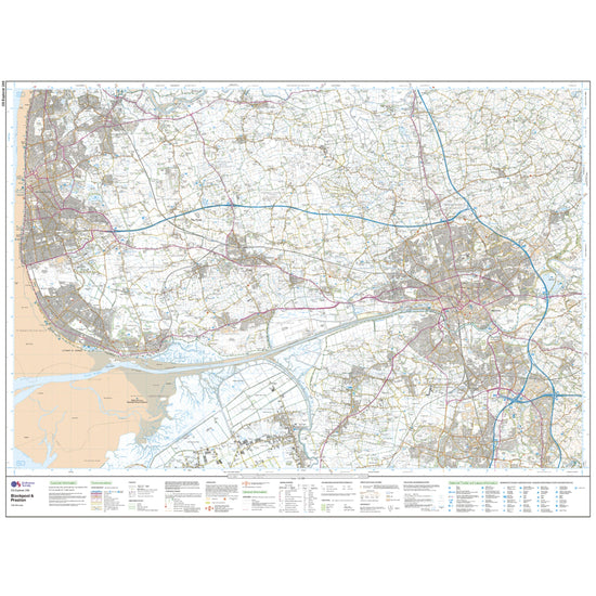 Explorer 286 Blackpool & Preston Map With Digital Version