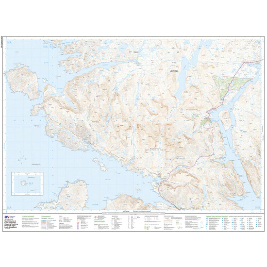 Explorer Active 456 North Harris & Loch Seaforth Map With Digital Version