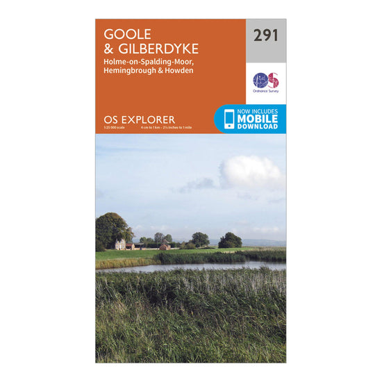 Explorer 291 Goole & Gilberdyke Map With Digital Version