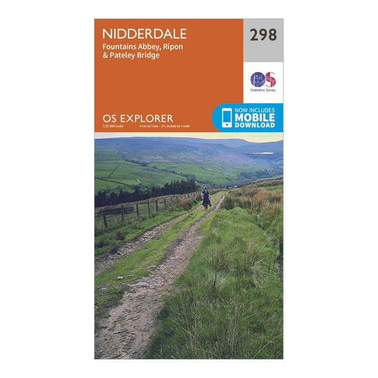 Explorer 298 Nidderdale Map With Digital Version