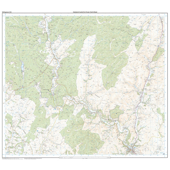 Explorer 323 Eskdale & Castle O'er Forest Map With Digital Version
