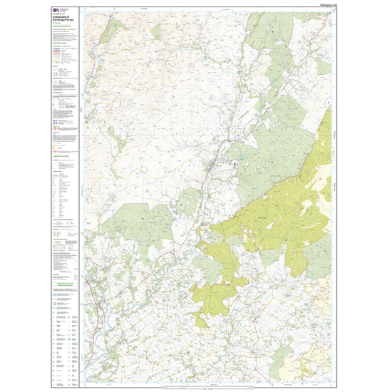 Explorer 324 Liddesdale & Kershope Forest Map With Digital Version