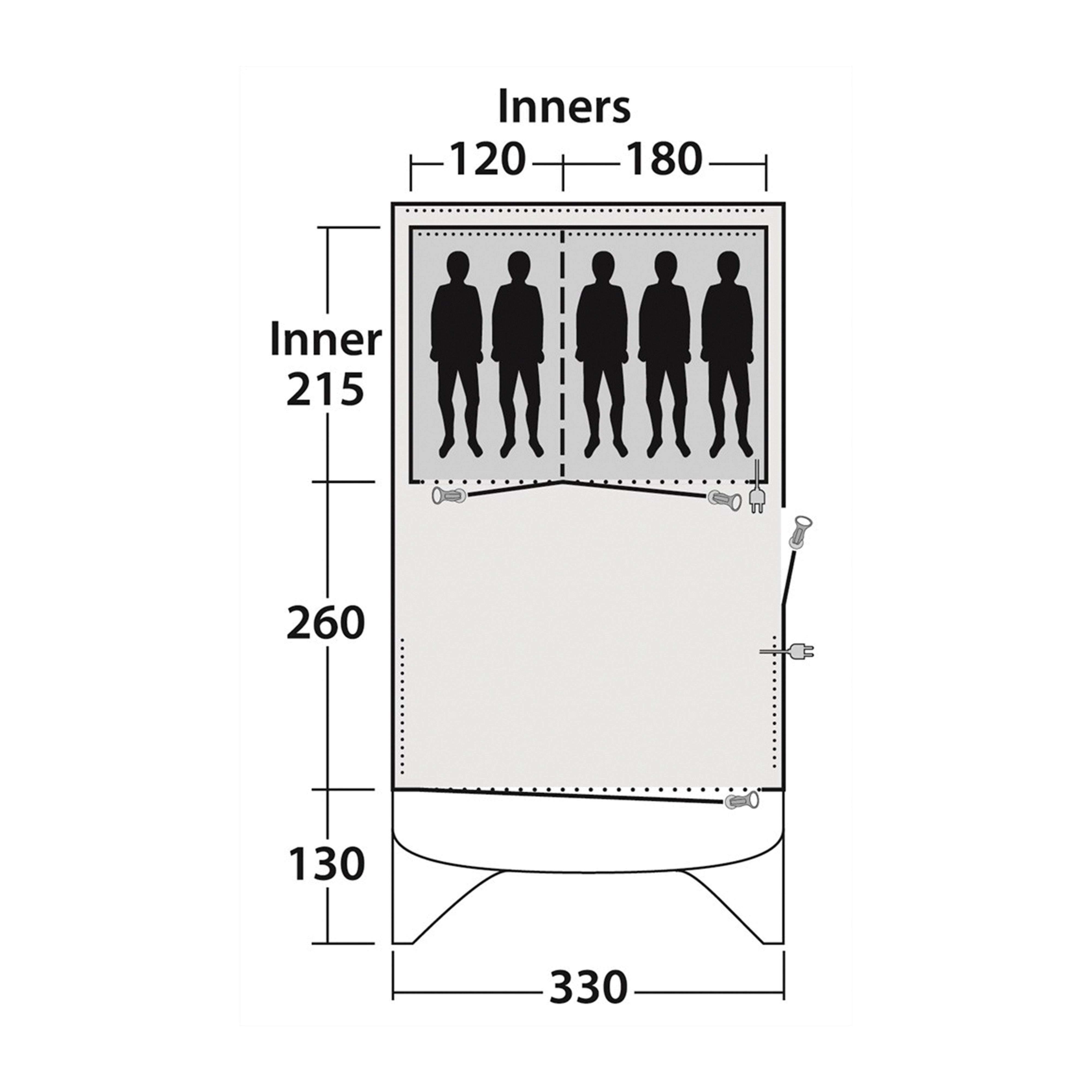 Mountville 5A Inflatable Family Tent