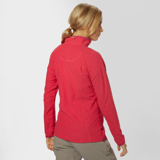Women's Half Zip Micro Stripe Fleece