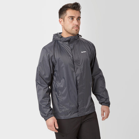 Mens Packable Jacket Grey