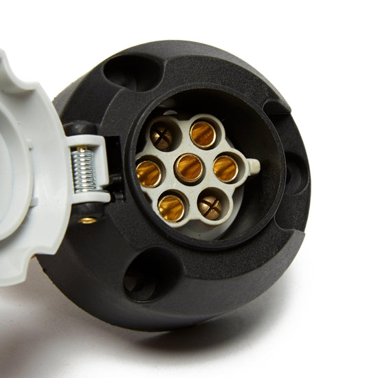 12S 7 Pin Plastic Socket