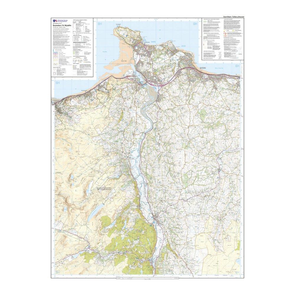 Explorer OL17 Snowdon & Conwy Valley Map With Digital Version