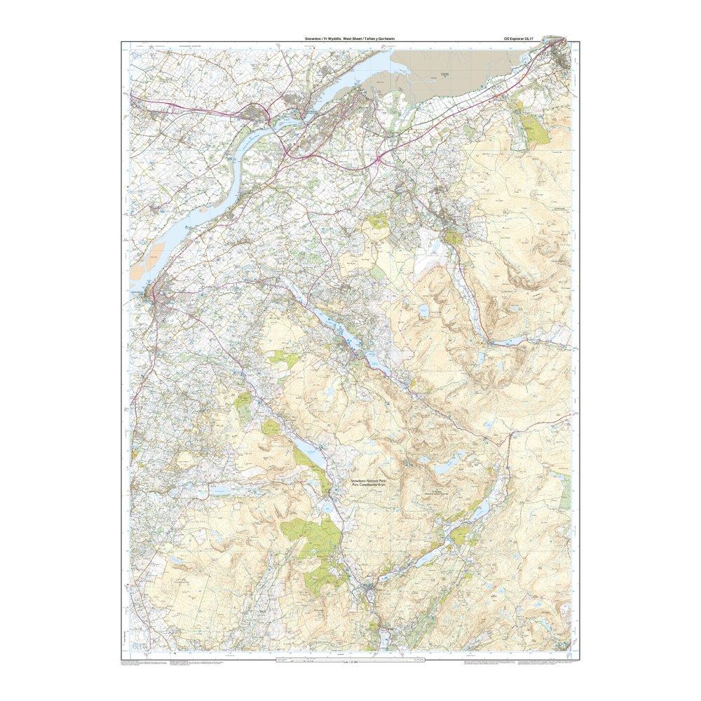 Explorer OL17 Snowdon & Conwy Valley Map With Digital Version