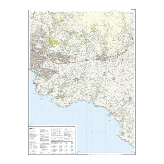 Explorer Active OL20 South Devon Map With Digital Version