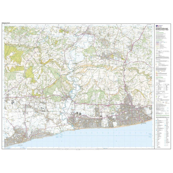 Explorer Active OL10 Arundel & Pulborough Map With Digital Version