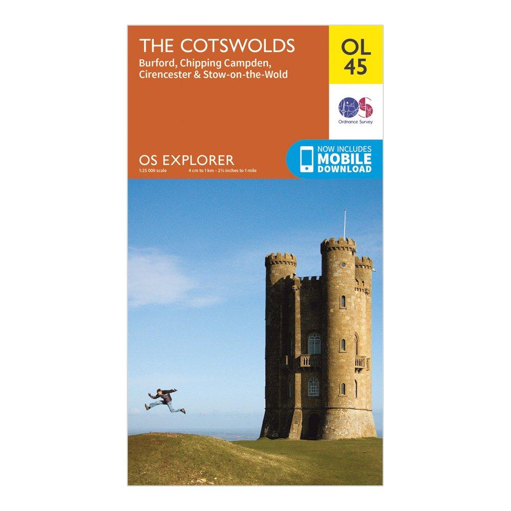 Explorer OL45 The Cotswold Map With Digital Version