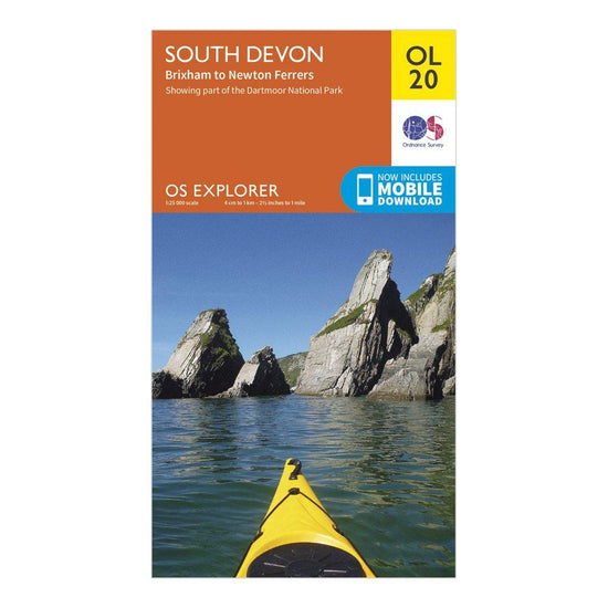 Explorer OL20 South Devon Map With Digital Version