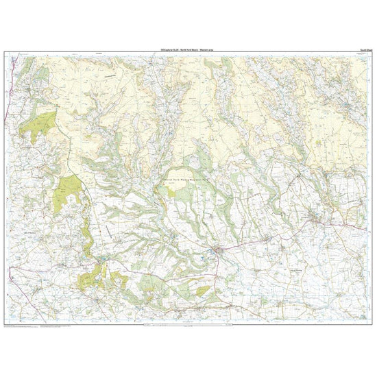 Explorer OL26 North York Moors - Western Area Map With Digital Version