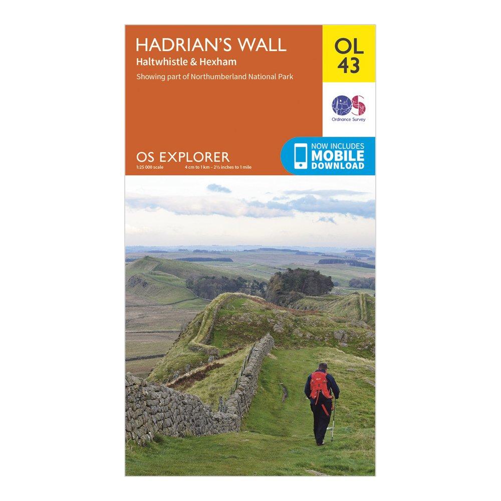 Explorer OL43 Hadrian's Wall Map With Digital Version