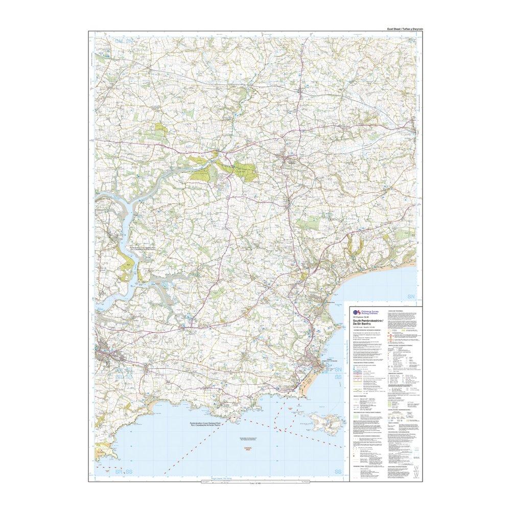 Explorer OL36 South Pembrokeshire Map With Digital Version