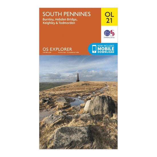 Explorer OL21 South Pennines Map With Digital Version