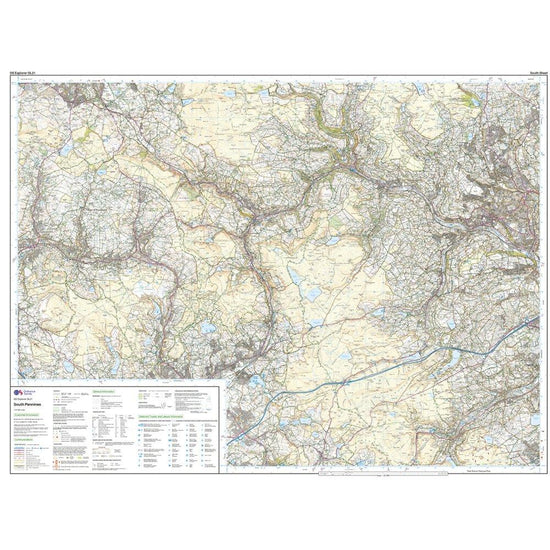 Explorer OL21 South Pennines Map With Digital Version