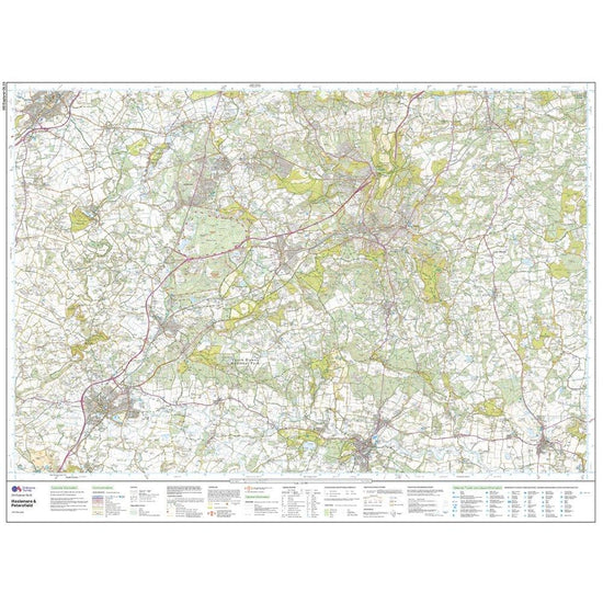 Explorer OL33 Haslemere & Petersfield Map With Digital Version