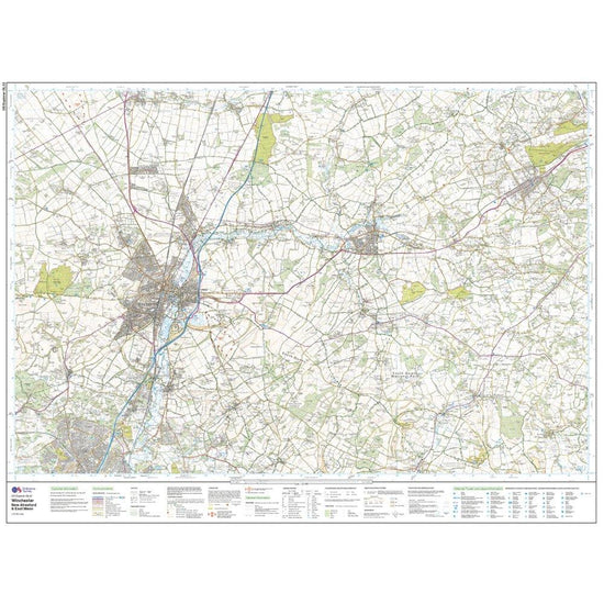Explorer OL32 Winchester, New Alresford & East Meon Map With Digital Version