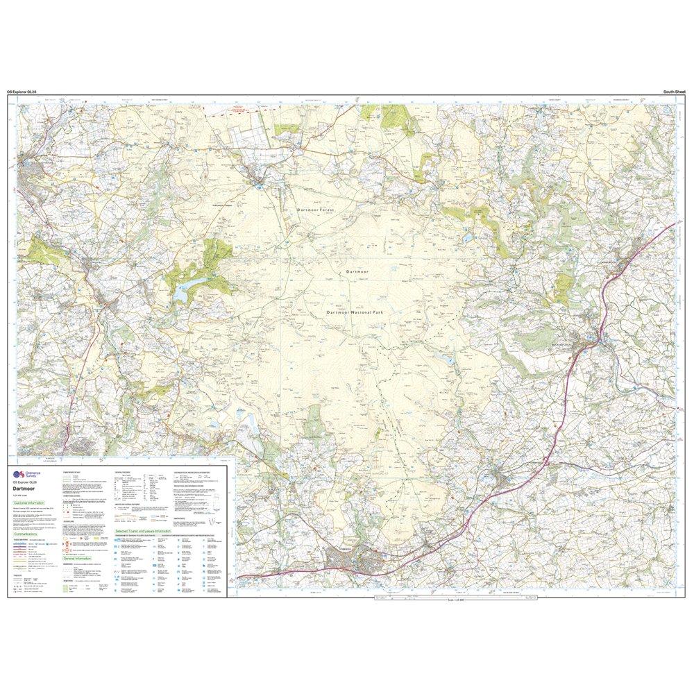 Explorer Active OL28 Dartmoor Map With Digital Version