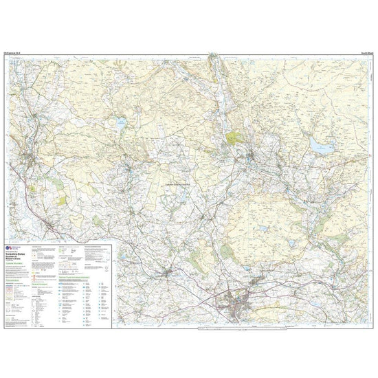 Explorer Active OL2 Yorkshire Dales - Southern & Western Areas Map With Digital Version