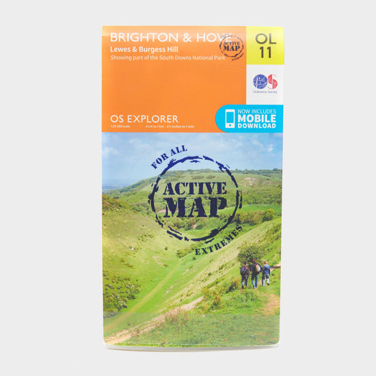 Explorer Active OL11 Brighton & Hove Map With Digital Version