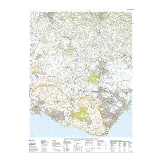 Explorer Active OL25 Eastbourne & Beachy Head Map With Digital Version