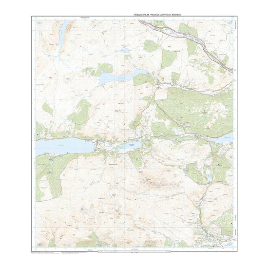 Explorer OL49 Pitlochry & Loch Tummel Map With Digital Version
