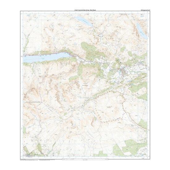 Explorer OL47 Crieff, Comrie & Glen Artney Map With Digital Version