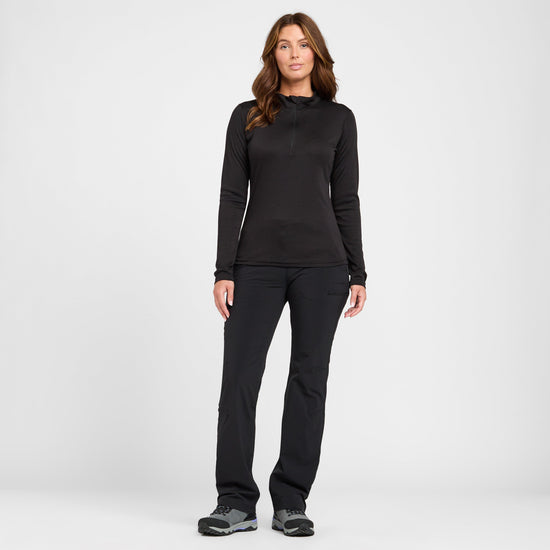 Women’s Long Sleeve Thermal Zip Neck Baselayer Top