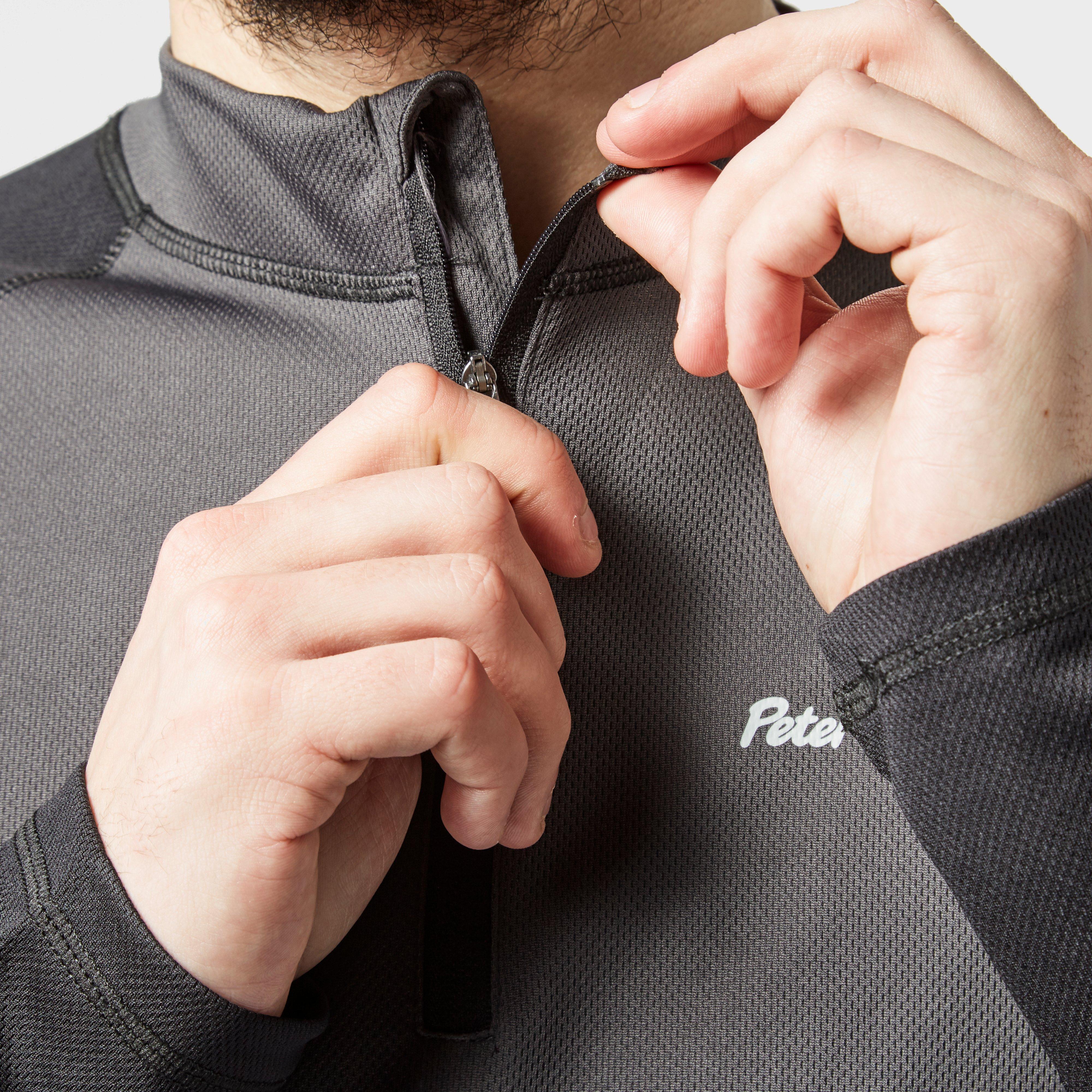 Men’s Long Sleeve Zip Tech Tee