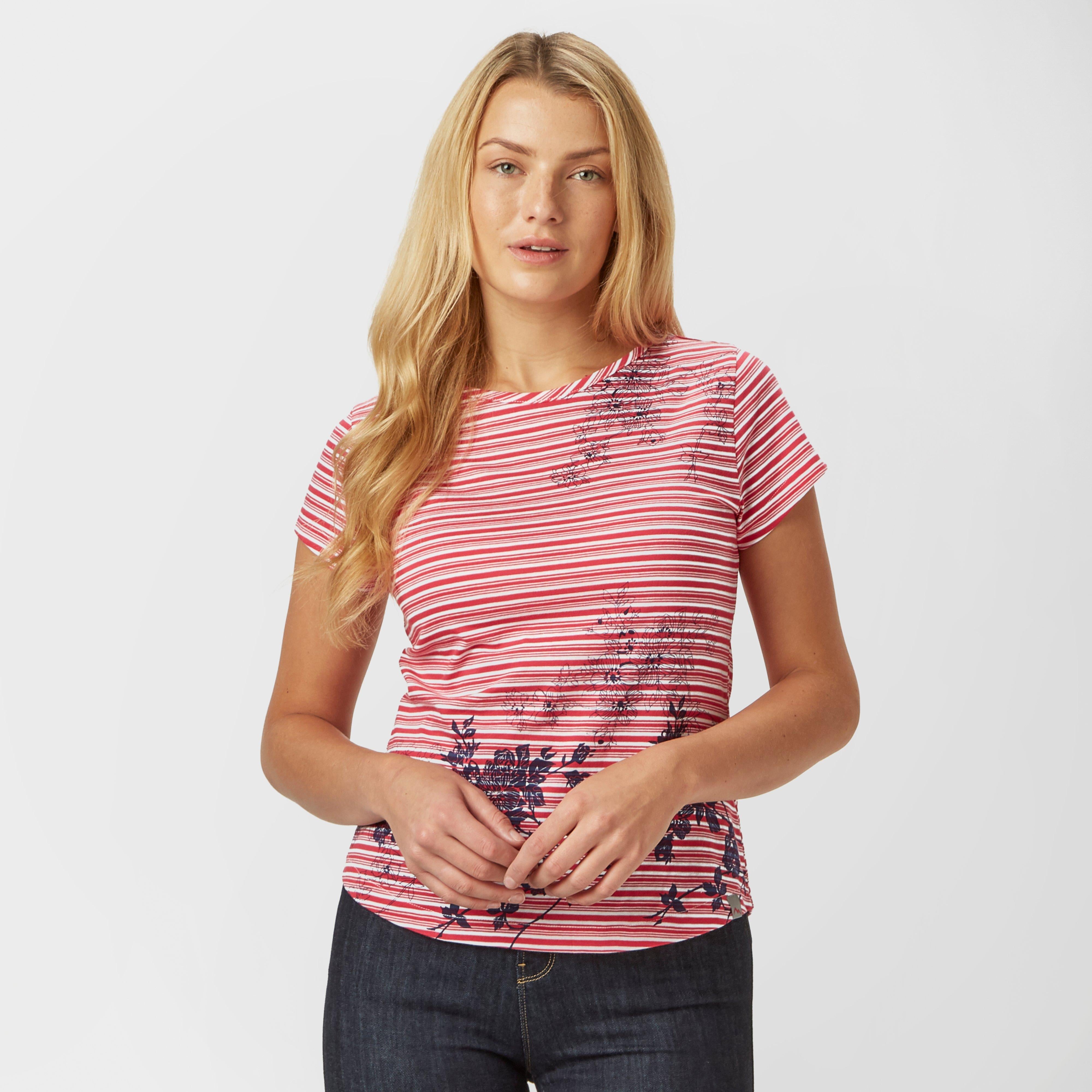 Women’s Striped Floral Tee