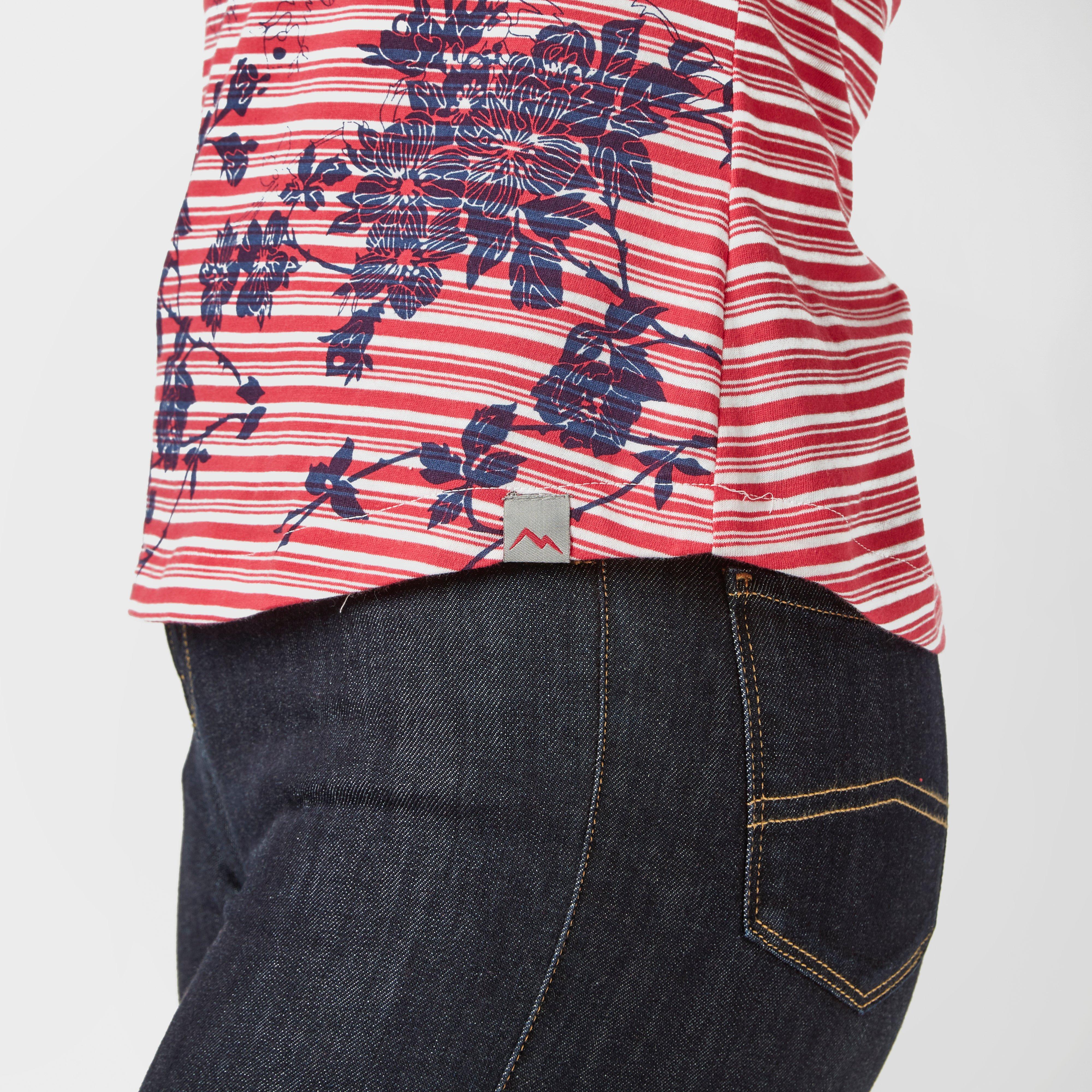 Women’s Striped Floral Tee