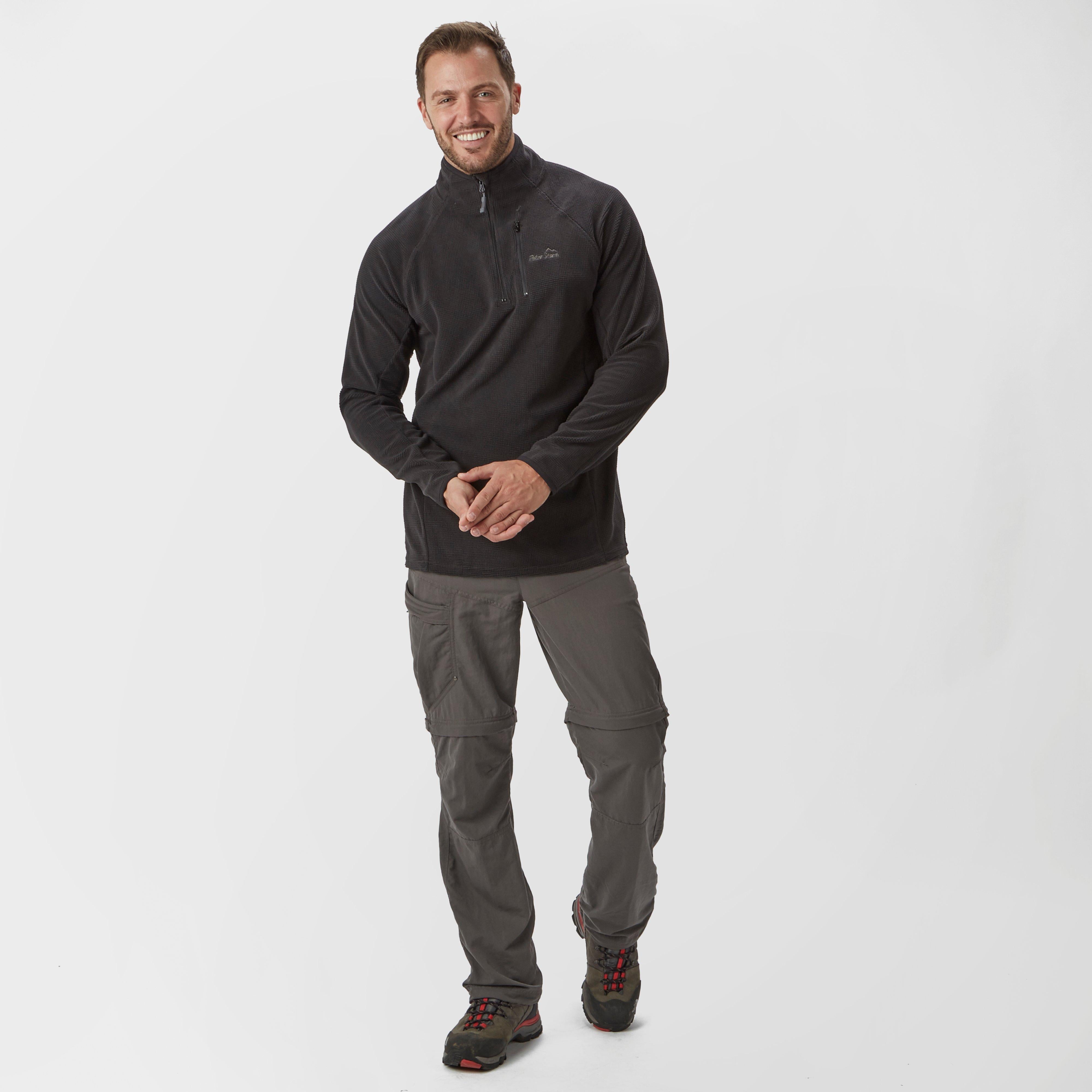 Men's Grid Half Zip Fleece