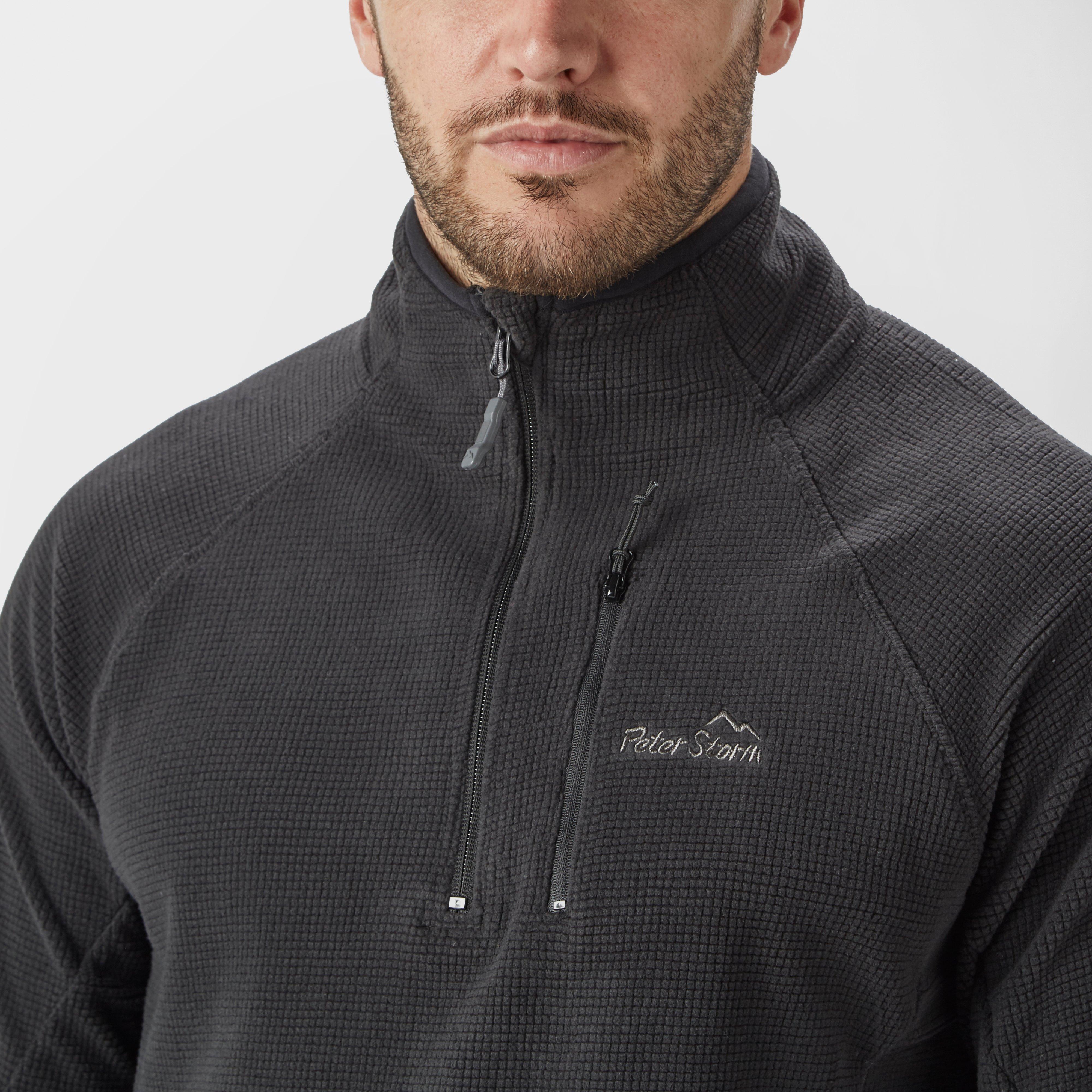 Men's Grid Half Zip Fleece