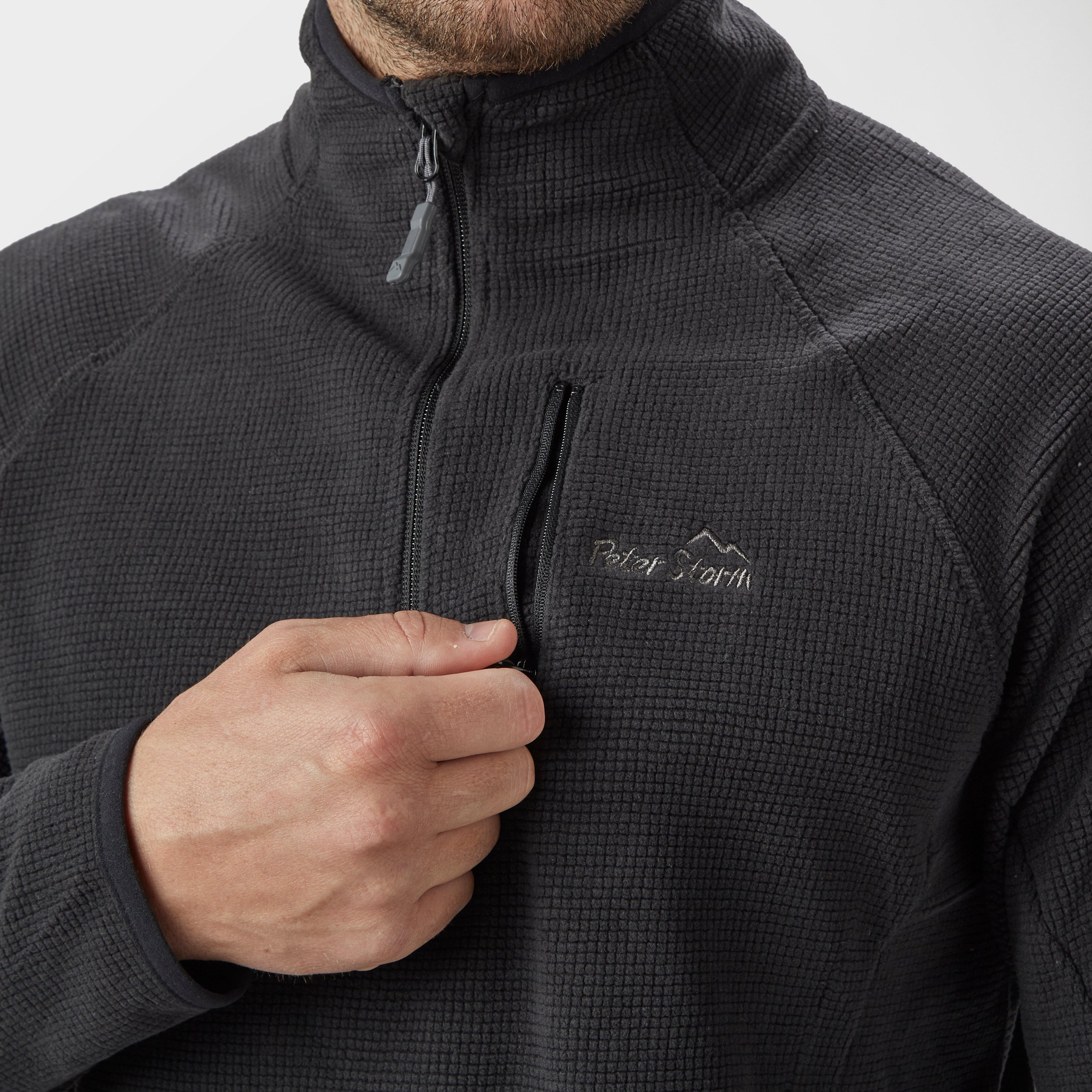 Men's Grid Half Zip Fleece